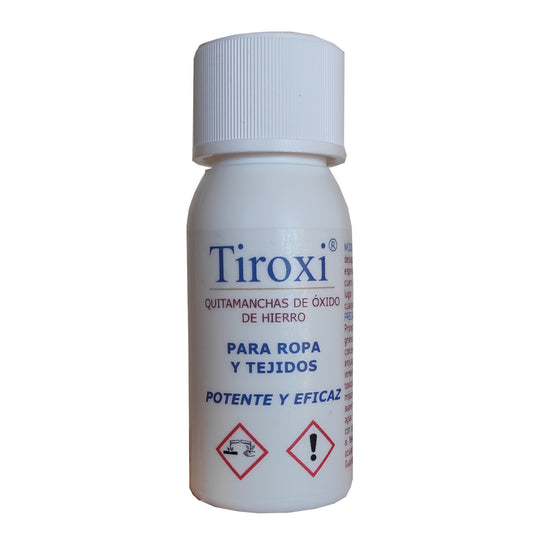 Tiroxi 50 mL Llevataques d'Òxid de Ferro per a Roba i Teixits, instantani